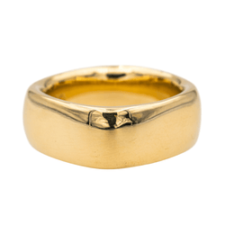 Bague Bandeau TIFFANY & CO. "Carrée à Coussin" en or jaune - Castafiore