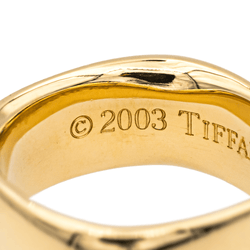Bague Bandeau TIFFANY & CO. "Carrée à Coussin" en or jaune - Castafiore