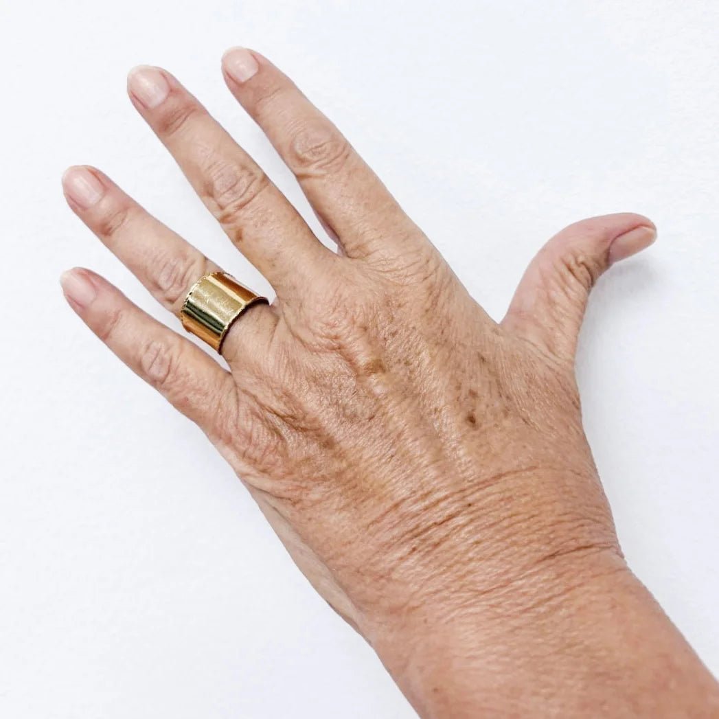 Bague Bandeau TOUS en or jaune 18 carats - Castafiore