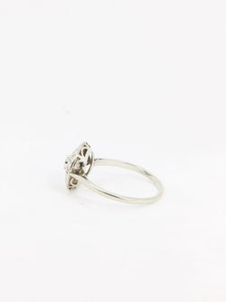 Bague Belle Epoque or platine diamants taille rose - Castafiore