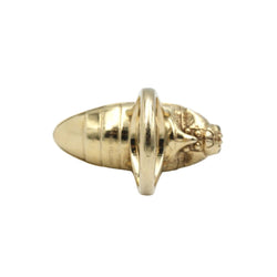 Bague BIBI VAN DER VELDEN "Scarabée" en or jaune, grenats et diamants - Castafiore