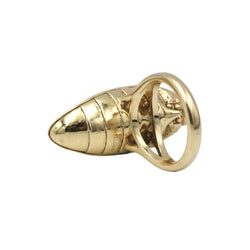 Bague BIBI VAN DER VELDEN "Scarabée" en or jaune, grenats et diamants - Castafiore