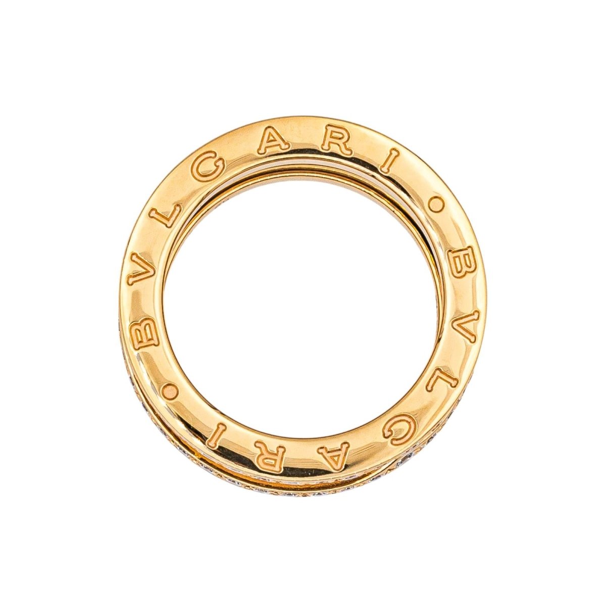 Bague BLUGARI "B.Zéro1" en or rose et diamants - Castafiore