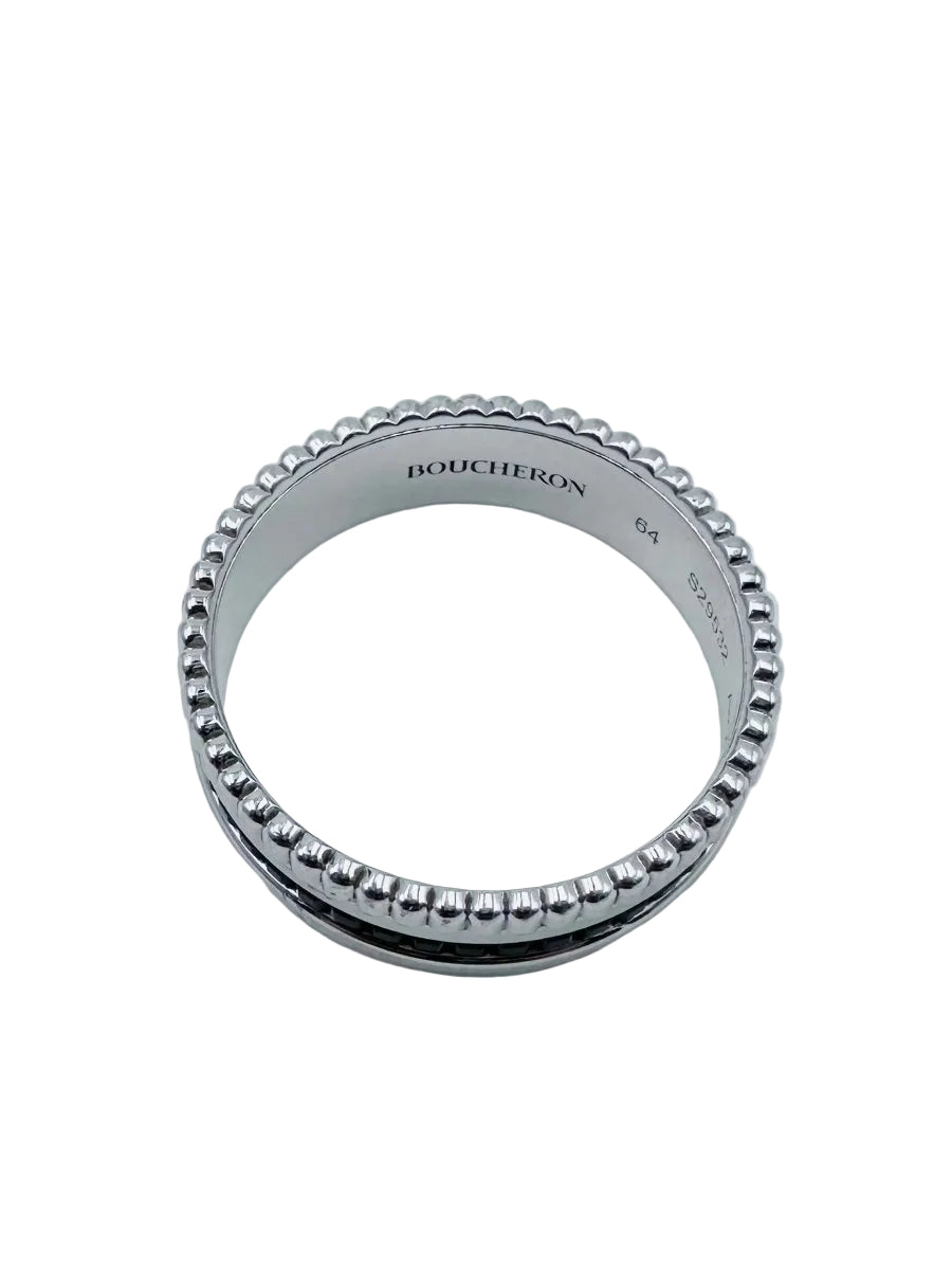 Bague BOUCHERON "Quatre Black Edition" en or blanc et PVD noir - Castafiore