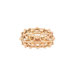 Bague boule or rose de la maison Boucheron - Castafiore