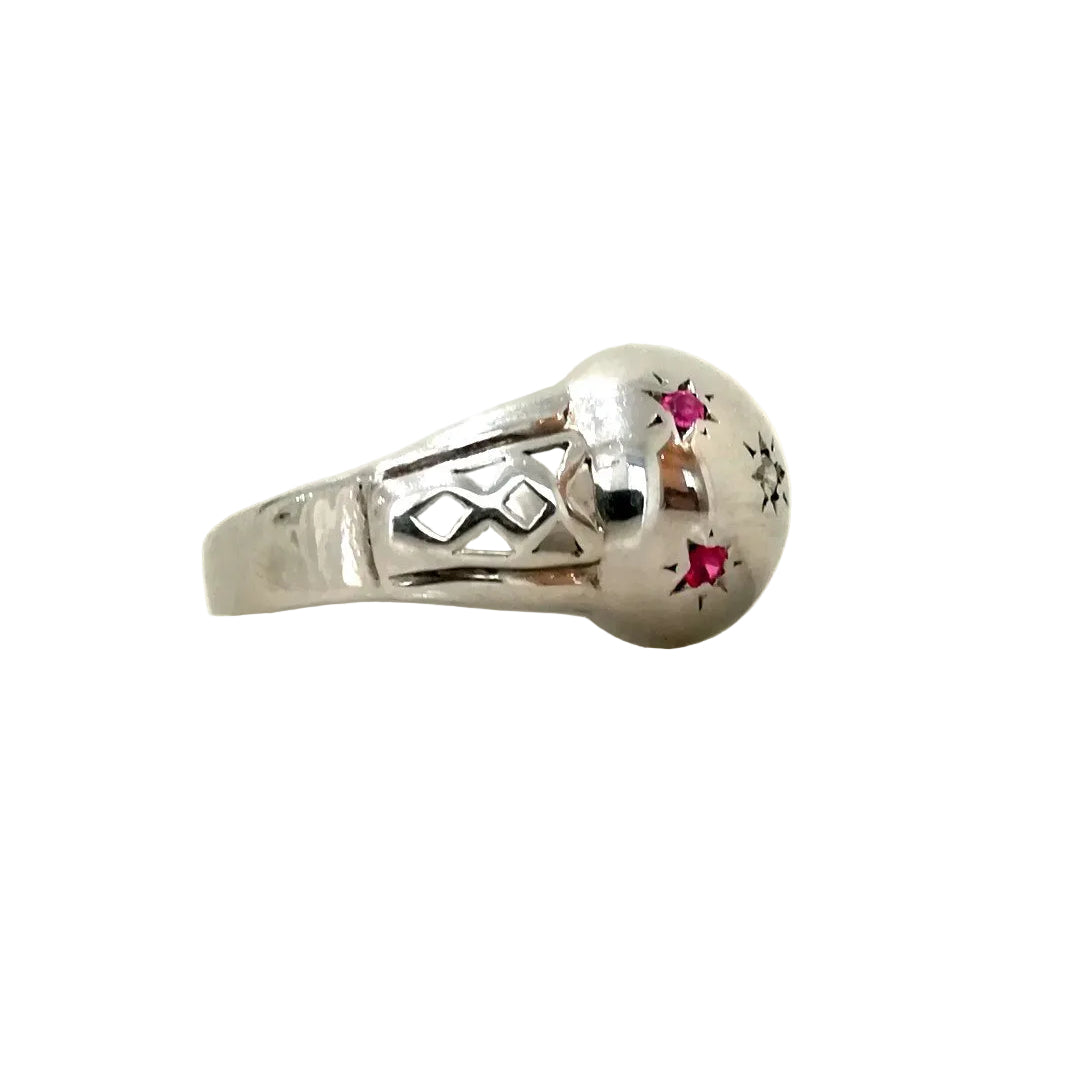 Bague Boule Vintage Argent - Castafiore