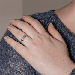 Bague BULGARI "B.Zero 1" en or blanc et diamants - Castafiore