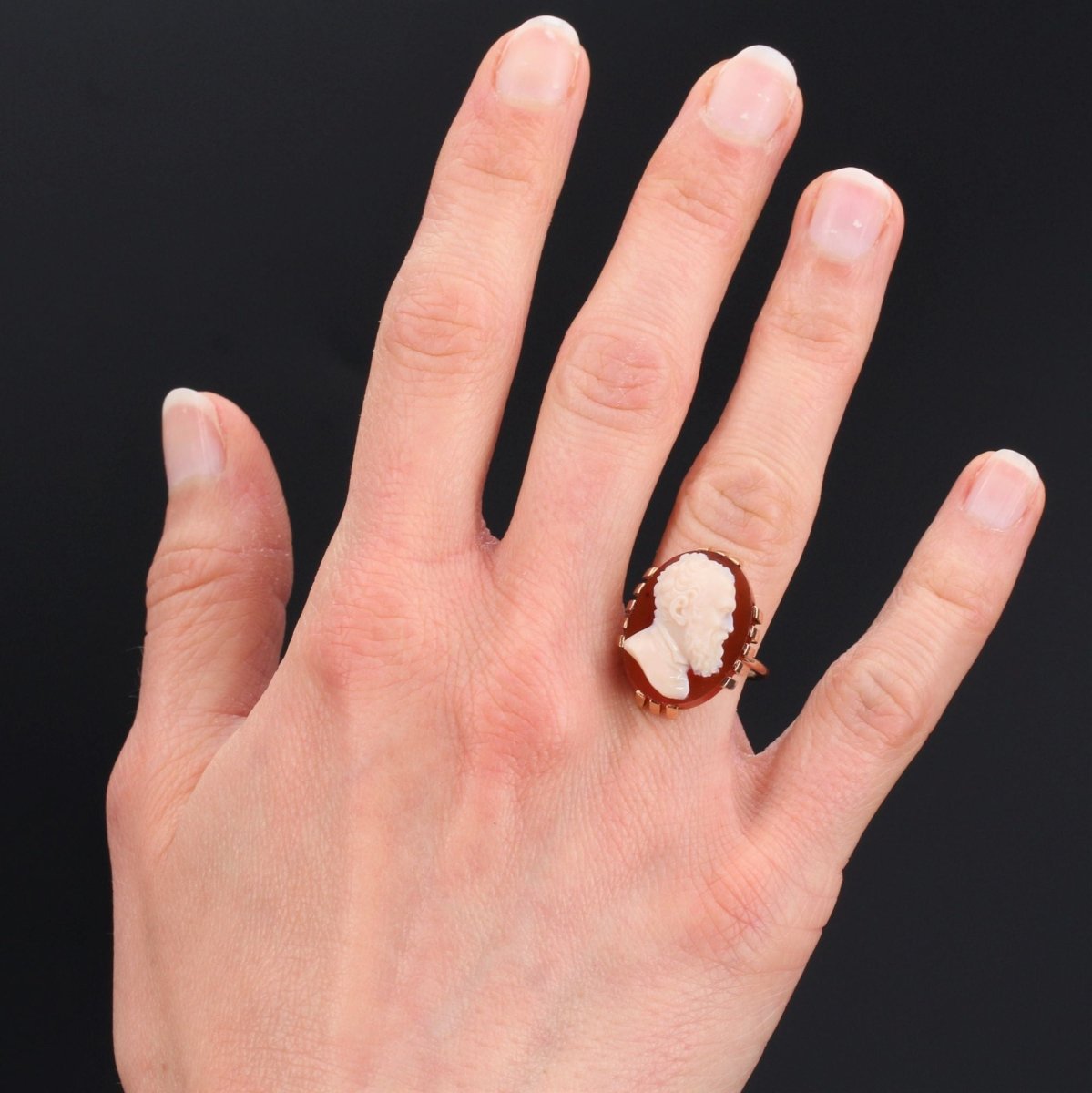 Bague camée ancien de Michaelange - Castafiore