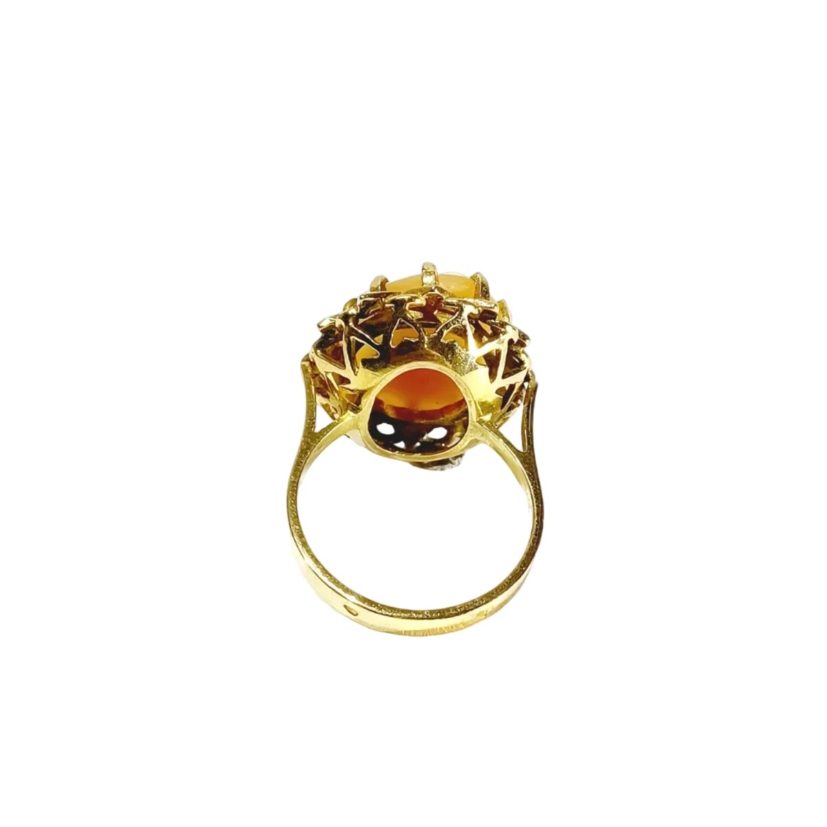 Bague Camée en or rose - Castafiore