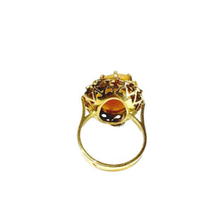 Bague Camée en or rose - Castafiore