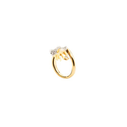 Bague CARRERA Y CARRERA "Bonadea" en or jaune et diamants - Castafiore