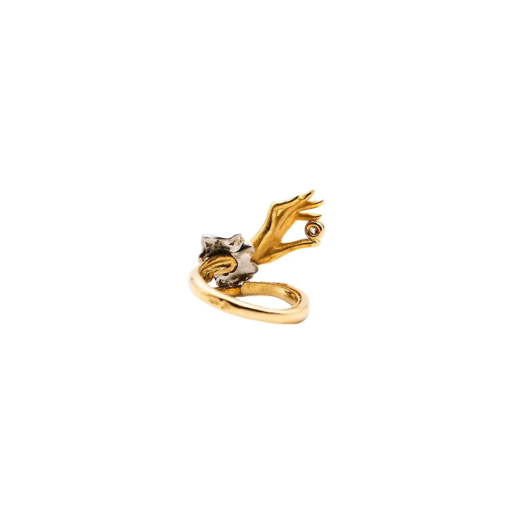 Bague CARRERA Y CARRERA "Bonadea" en or jaune et diamants - Castafiore