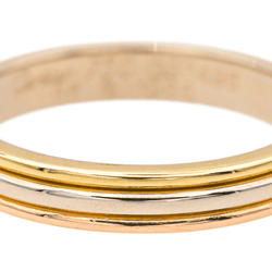 Bague CARTIER Alliance en or jaune, rose et blanc - Castafiore