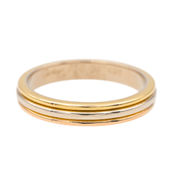 Bague CARTIER Alliance en or jaune, rose et blanc - Castafiore