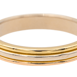 Bague CARTIER Alliance en or jaune, rose et blanc - Castafiore