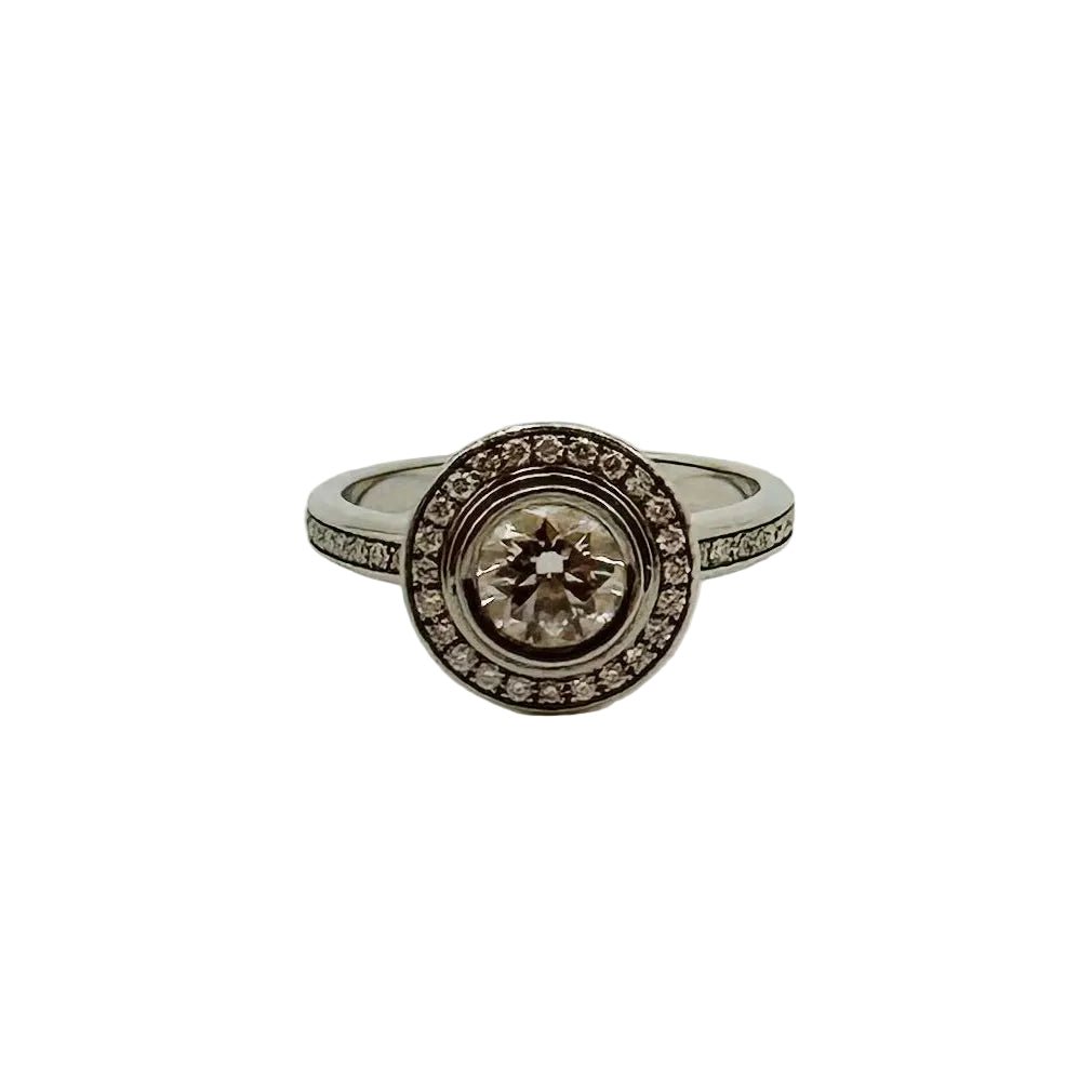 Bague CARTIER "Cartier d'Amour" en platine et diamants - Castafiore
