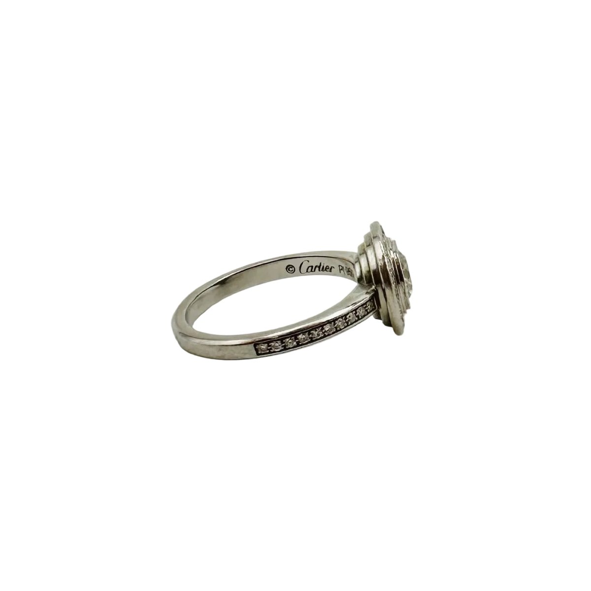 Bague CARTIER "Cartier d'Amour" en platine et diamants - Castafiore