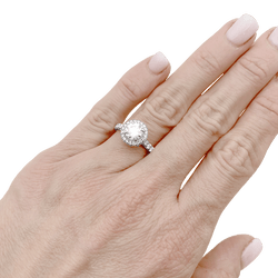 Bague Cartier "Destinée" en platine et diamant - Castafiore