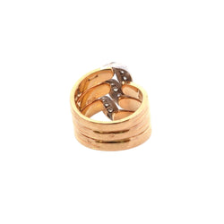 Bague CARTIER en or jaune, platine, et diamants - Castafiore
