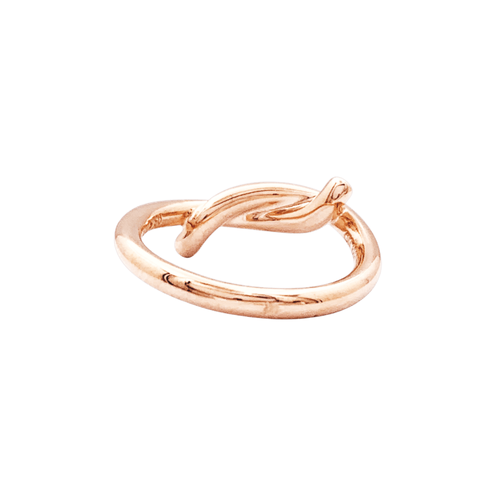 Bague CARTIER "Entrelacé" en or rose - Castafiore