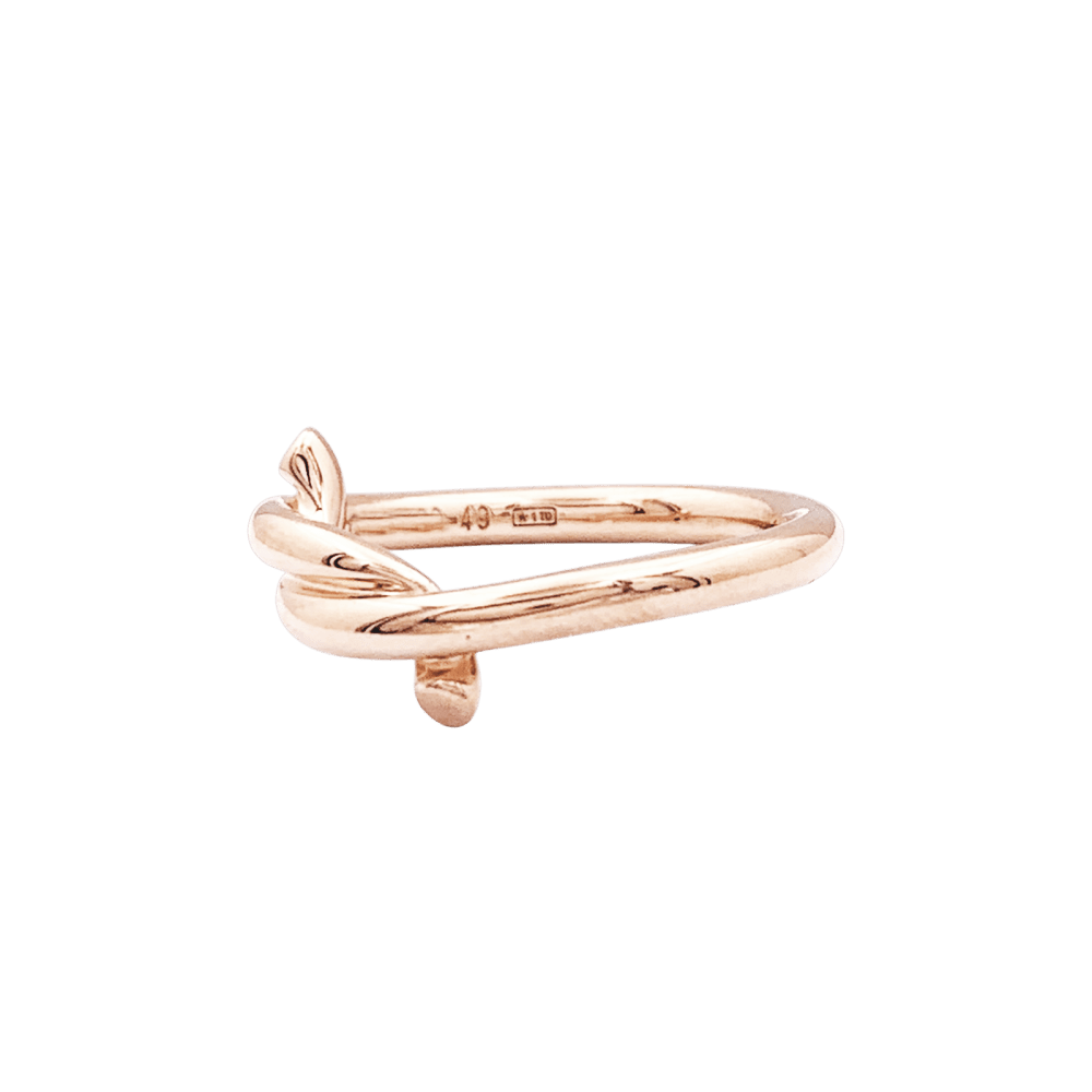 Bague CARTIER "Entrelacé" en or rose - Castafiore