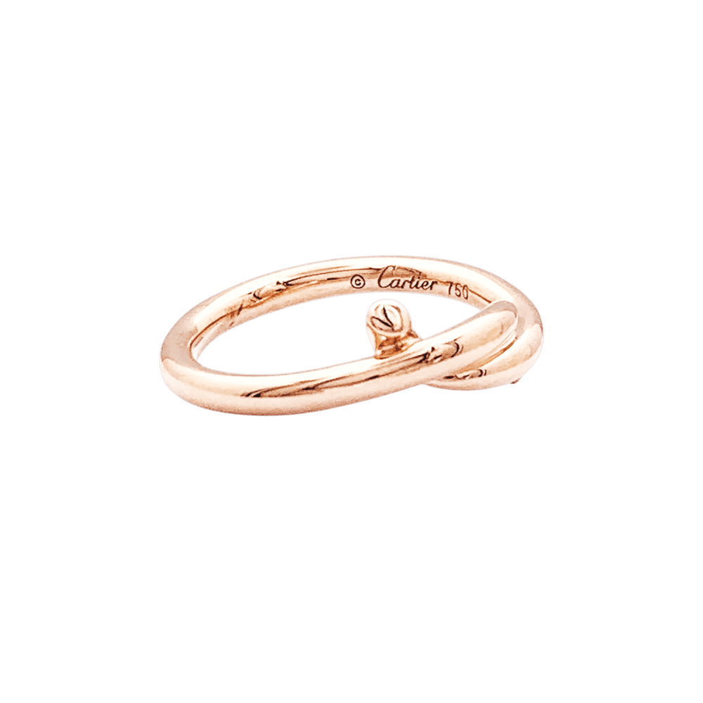 Bague CARTIER "Entrelacé" en or rose - Castafiore