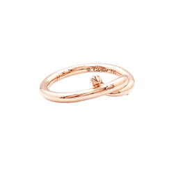 Bague CARTIER "Entrelacé" en or rose - Castafiore
