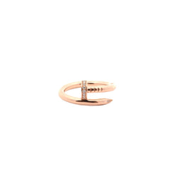 Bague CARTIER "Juste un clou" en or jaune et diamants - Castafiore