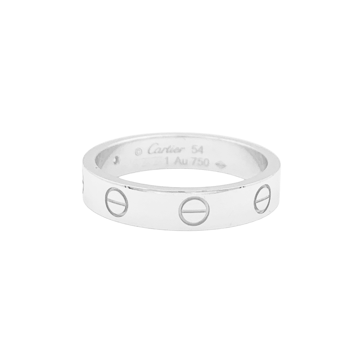 Bague Cartier "Love" en or blanc, diamant. - Castafiore