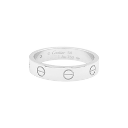 Bague Cartier "Love" en or blanc, diamant. - Castafiore