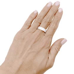 Bague CARTIER Love petit modèle en or blanc et diamant - Castafiore