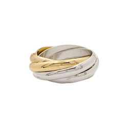 Bague Cartier, "Must de Cartier 5 anneaux", 3 ors. - Castafiore