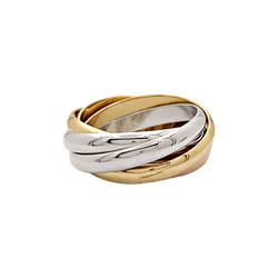 Bague Cartier, "Must de Cartier 5 anneaux", 3 ors. - Castafiore