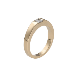 Bague CARTIER "Tank" en or jaune et diamant - Castafiore
