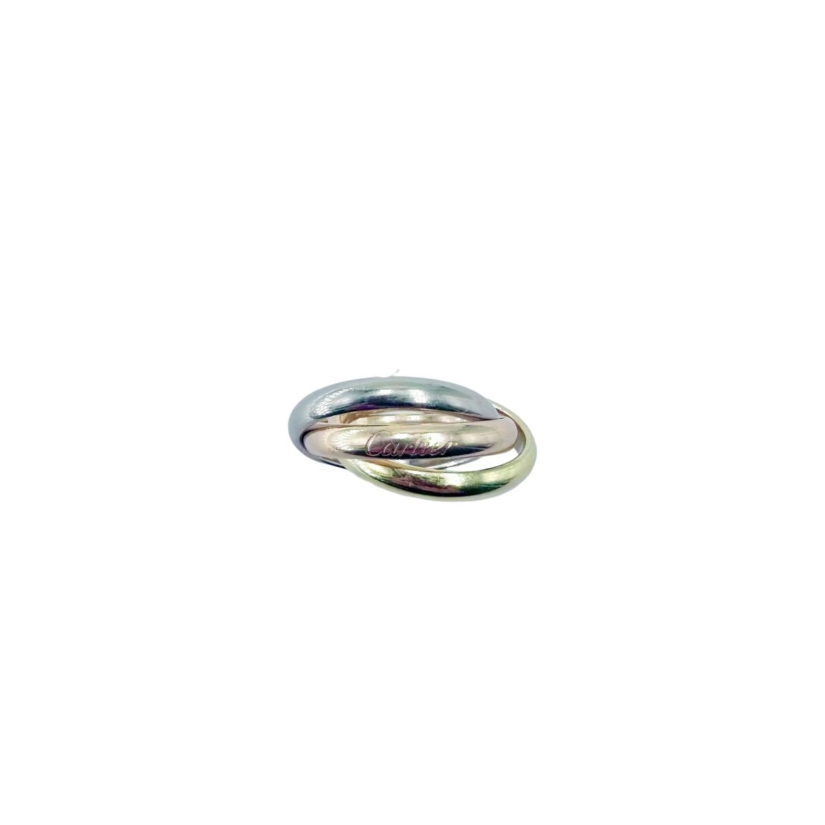 Bague CARTIER "Trinity" en or blanc, or jaune et or rose - Castafiore