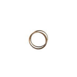 Bague CARTIER Trinity en or jaune, or blanc et or rose - Castafiore