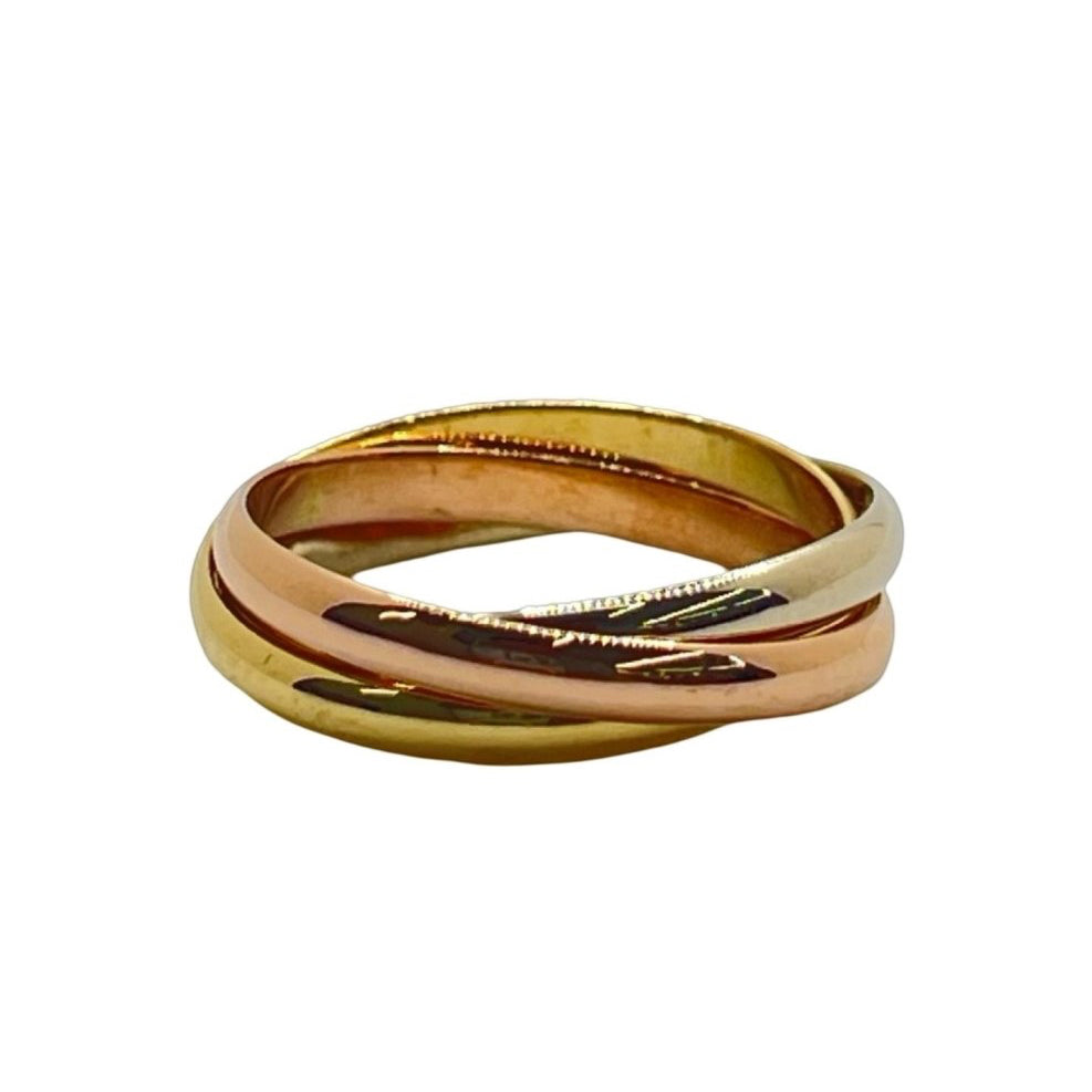 Bague CARTIER Trinity en or jaune, or blanc, or rose - Castafiore