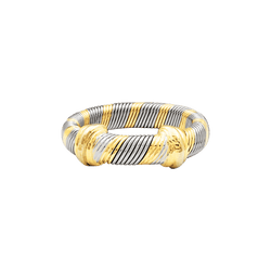 Bague CARTIER "Trinity" en or jaune, or blanc, or rose et acier - Castafiore