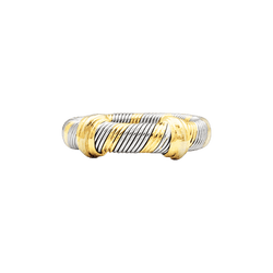 Bague CARTIER "Trinity" en or jaune, or blanc, or rose et acier - Castafiore