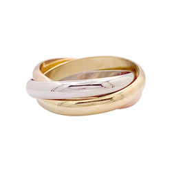 Bague Cartier "Trinity" en trois ors - Castafiore