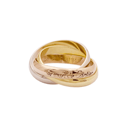 Bague CARTIER Trinity Must, trois ors. - Castafiore