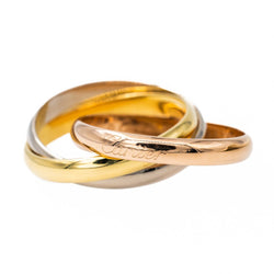 Bague CARTIER "Trinity" trois ors - Castafiore