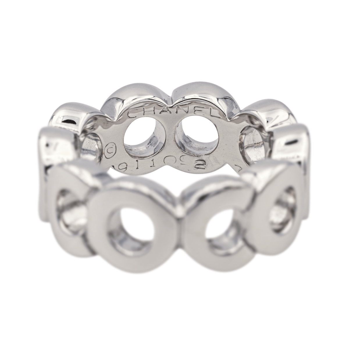 Bague CHANEL "Coco" en or blanc - Castafiore