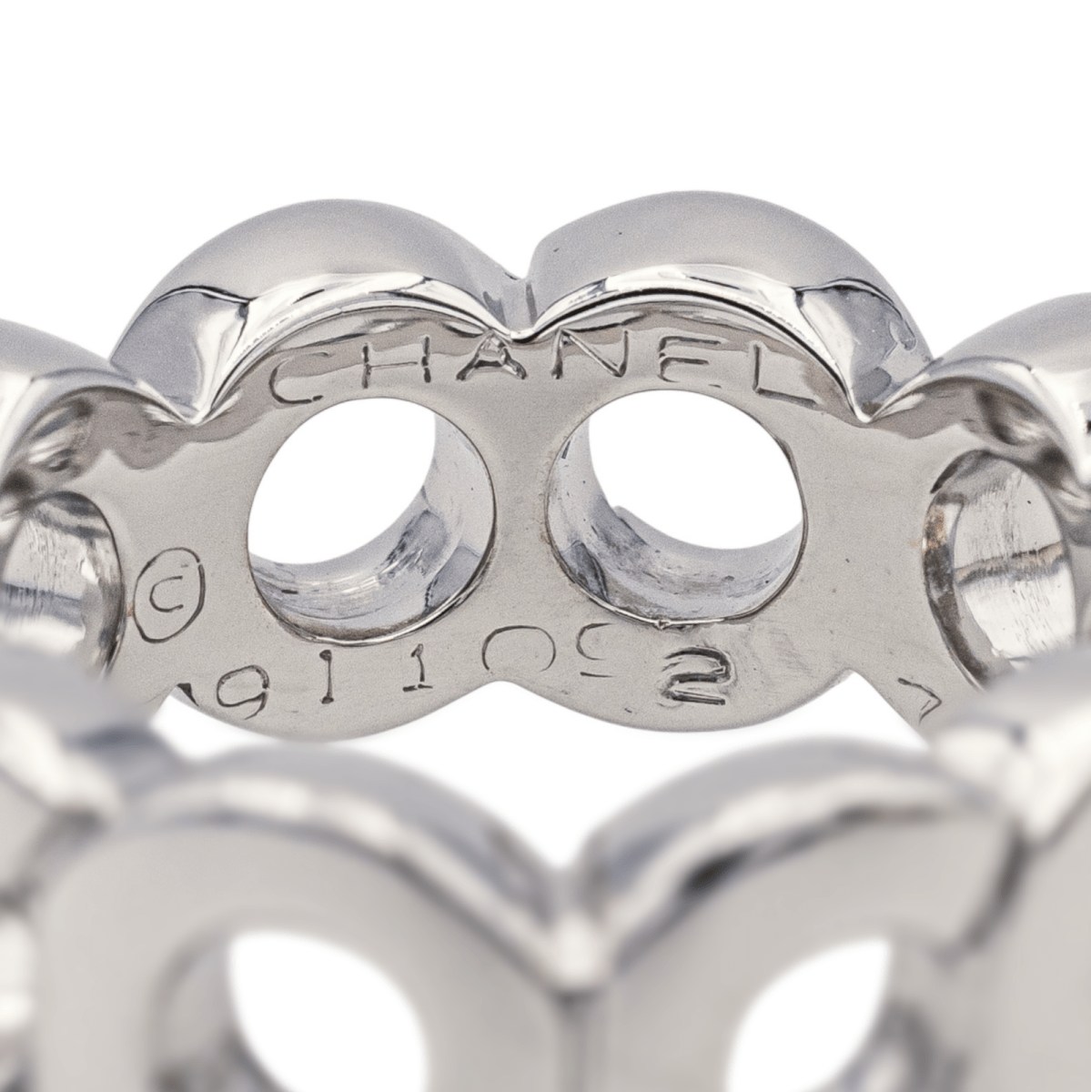 Bague CHANEL "Coco" en or blanc - Castafiore