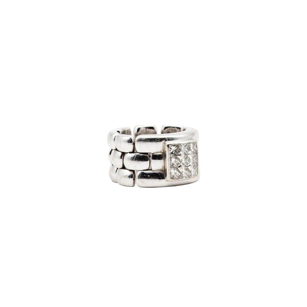 Bague CHAUMET en or blanc et diamants - Castafiore
