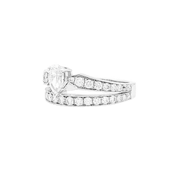Bague CHAUMET "Joséphine Diadème" en or blanc et diamants - Castafiore