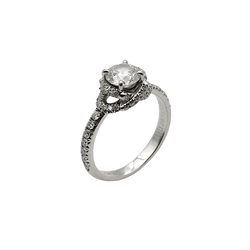 Bague CHAUMET "Liens d'amour" en platine et diamants - Castafiore