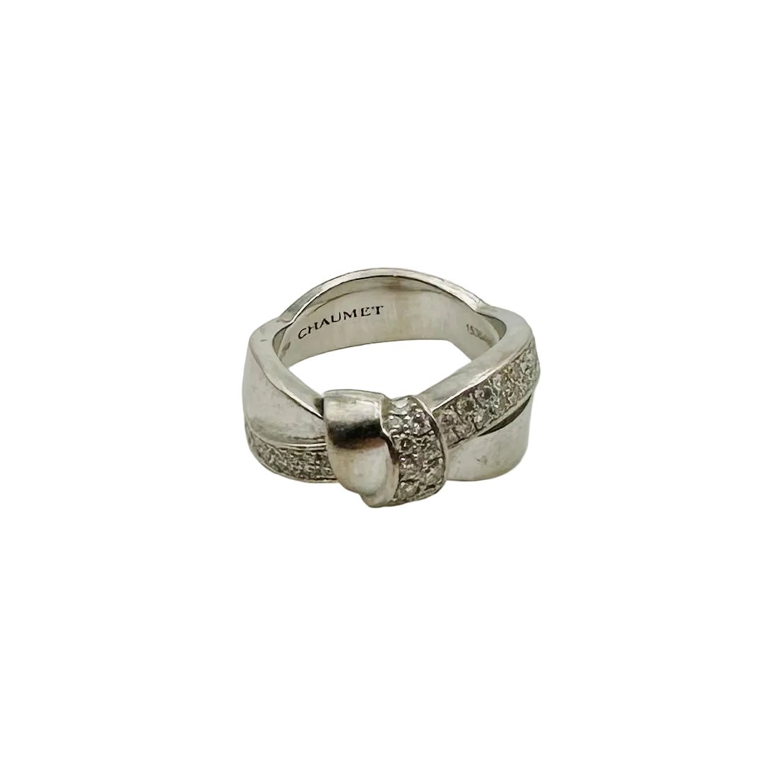 Bague CHAUMET "Liens Séduction" en or blanc et diamants - Castafiore
