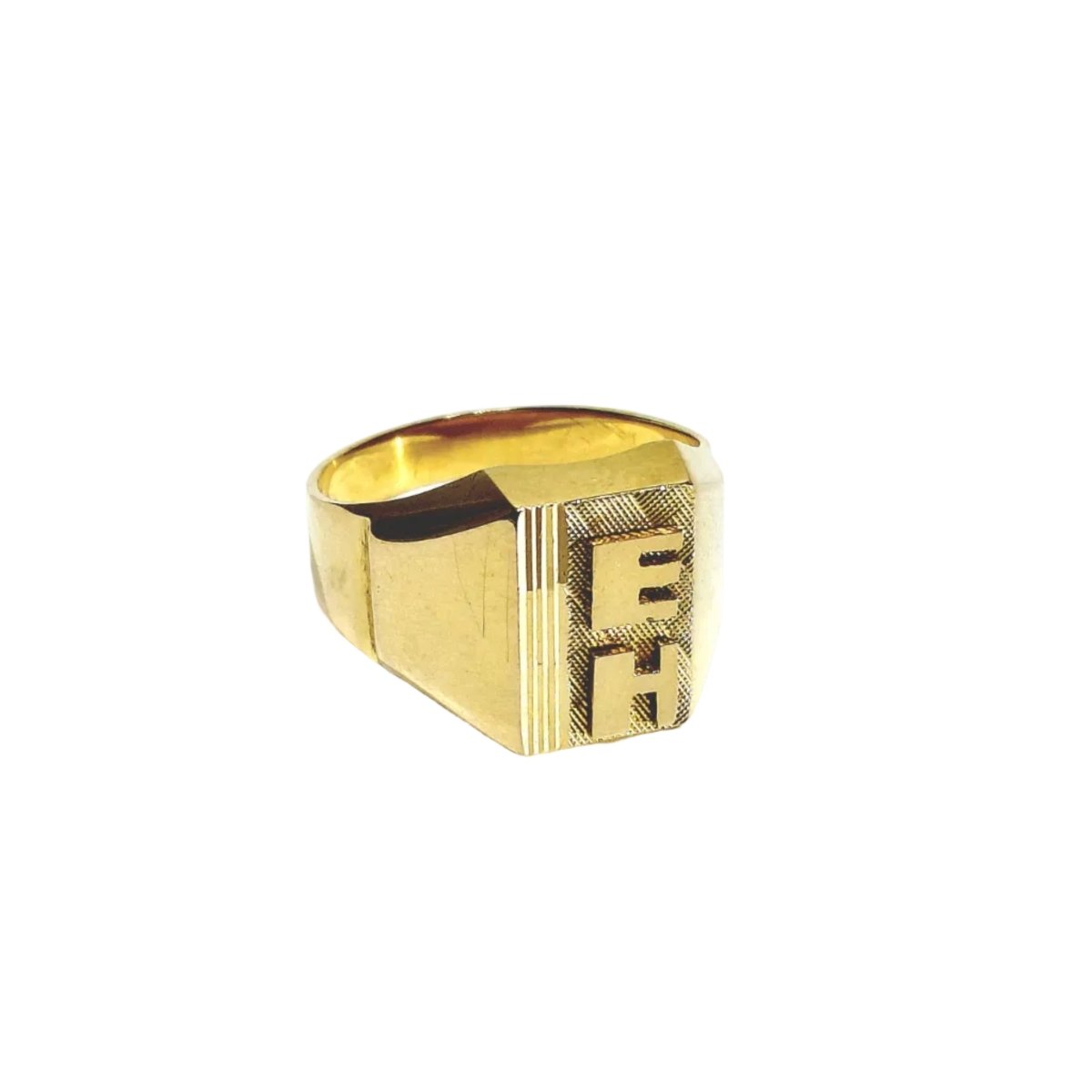 Bague Chevalière en or champagne - Castafiore