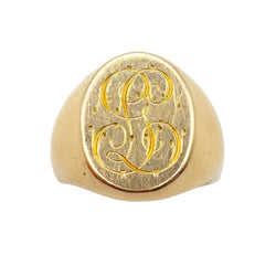 Bague Chevalière en or jaune - Castafiore